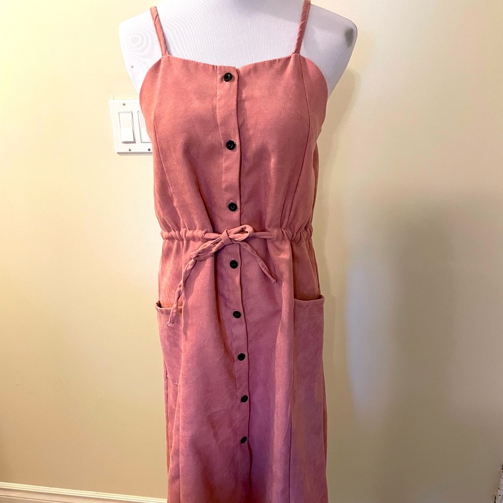 Very cute button up dress, 100% cotton